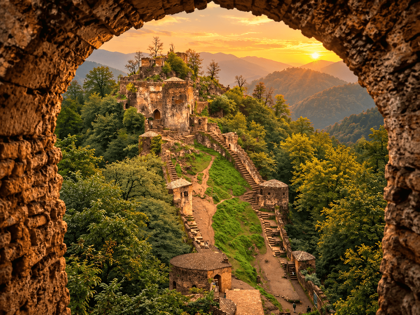 قلعه رودخان کجاست؟ راز دژ هزارپله در دل جنگلهای گیلان + مسیر سفر