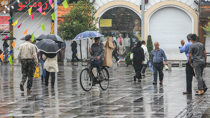 امروز؛ بارش پراکنده در مازندران و گیلان