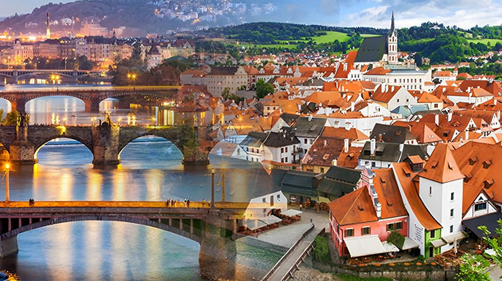 جمهوری چک با کریسمس افسانهای در پراگ